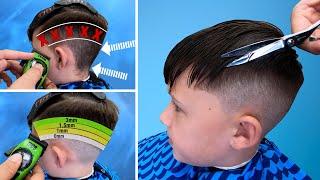 Boys Haircut Tutorial | Step by Step Easy Fade Method