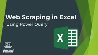 Web Scraping in Excel with Power Query