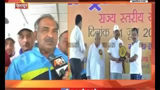 Uttarakhand Education and sports minister Arvind Pandey speaks on International Yoga day