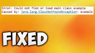 Error Could Not Find or Load Main Class in Java Eclipse - Caused by Java.lang.ClassNotFoundException