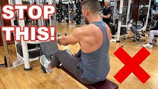 How to PROPERLY Seated Cable Row (DO THIS NOW)