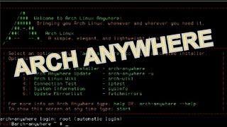 Arch Linux mit Anarchy (Arch Anywhere) installieren