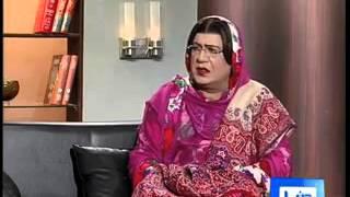 Azizi as  Firdous Ashiq Awan in Hasb e Haal | Dunya News