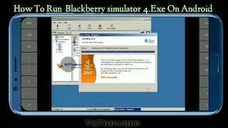 How  To Run Blackberry Simulator 4.Exe On Android  [2022] || Vk7projects || Exagear Windows emulator