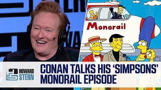 Conan O’Brien on Writing “Marge vs. the Monorail” for “The Simpsons”