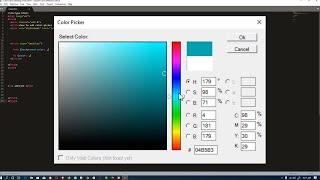 How to add Color Picker in Sublime text