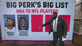 BAM‼ Big Perk reveals his TOP-5 list of NFL-ready NBA players  | NBA Today