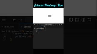 40s Create Hamburger Menu | #tipsandtricks #css #hamburger #design #tips #webdesign #webdevelopment