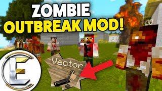 ZOMBIE OUTBREAK MOD! - Minecraft Crafting Dead (Dayz Mod) Minecraft Walking Dead Zombie Apocalypse!