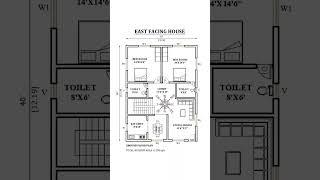 30x40 east facing house plans as per vastu #homeplan #housedesign #houseplans #homedesign #shorts