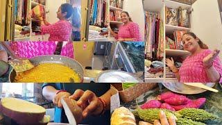 Indian Housewife Daily Routine With Wardrobe Organization || #banglavlog