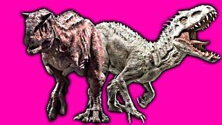 Carnotaurus Toro and Indominus Rex JURASSIC WORLD CAMP CRETACEOUS LHUGUELY.[Song: Stomp your feet].