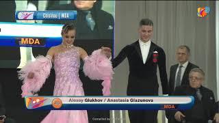 Alexey Glukhov & Anastasia Glazunova | 2024 WDSF European Adult Standard Slow Foxtrot, Chișinău