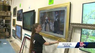 Massachusetts business creating decorative frames for televisions