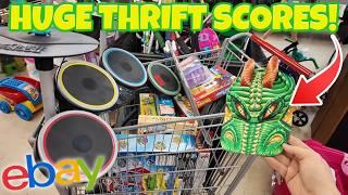 SOMEONE STOLE THIS OUT OF MY CART! | Thrifting to Resell on Ebay and Amazon FBA!