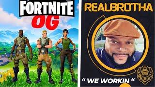 LIVE OG RELOAD #FORTNITE USE CODE REALBROTHA32 #EPICPARTNER LATE NIGHT GAMING SESSION SALUTE #RB32