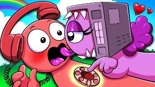 Microwave Fall in Love with Tele?! | Incredibox Sprunki Animation