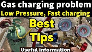 AC Gas gas charging problem why how know what is problem how many reason learn repair video hindi
