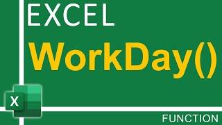 How To Use Excel WorkDay Function | Excel Tutorial for Everyone