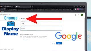 How to Change Gmail ID Name on Google Account! [Display Name]