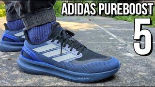 ADIDAS PUREBOOST 5 REVIEW - On feet, comfort, weight, breathability and price review!