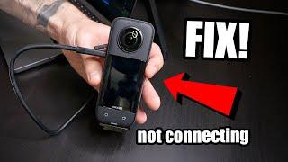 Insta360 X3 NOT Connecting to Computer (FIX)