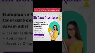 Biologiya və Kimyadan Təcrübəli Hazırlıq Müəllimi Axtarırsınız? Aysel Əliyeva 070-837-49-58