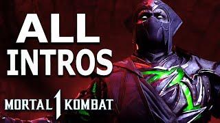 Mortal Kombat 1 Khaos Reigns - Noob Saibot All Intros Dialogue Character Banter MK1