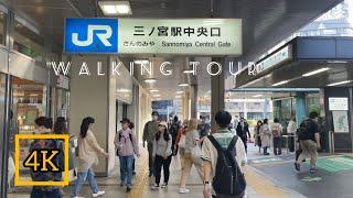 Sannomiya Kobe Japan Walking Tour (三ノ宮) | 4K | UHD | 10mins | Day Night life | 2023 | ஜப்பான்