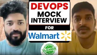 DevOps live recorded interview for Walmart team | Devops interview with real time coding