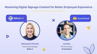 Mastering Digital Signage Content for Better Employee Experience (feat. Screencloud)