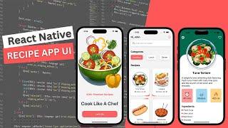  Food Recipe App UI | Expo | React Native