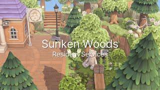 Sunken Woods Resident Services | Speed Build | ~ Animal Crossing New Horizons