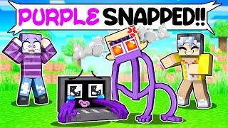 PURPLE Rainbow Friend SNAPPED in Minecraft!