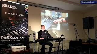 Korg Pa5X Musikant Präsentation mit Manni Pichler auf dem Musikertreffen 2024 in Tambach