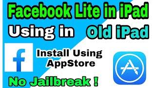 How to install facebook lite in ipad (ios) || fb lite iPad version