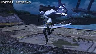 Phantasy Star Online 2 "Phantom" class Katana skills demo