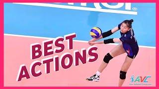 Top 5 BEST And Longest Volleyball Rally | Thailand Team | AVC Cup 2019