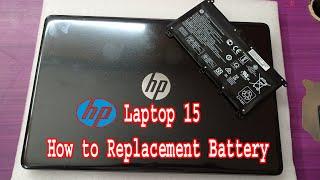 How To Replacement HP Laptop 15 Battery