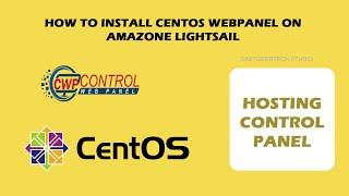 How to install centoswebpanel on Amazone Lightsail