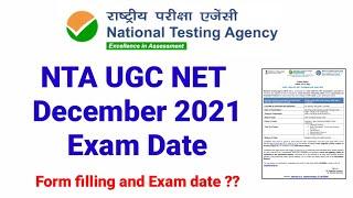 UGC NET December 2021 Form filling and Exam date ? NTA UGC NET 2021 | UGC NET MENTOR