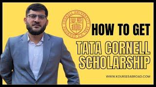 How to get TATA CORNELL SCHOLARSHIP? What is tata cornell scholarship? #cornelluniversity #cornell