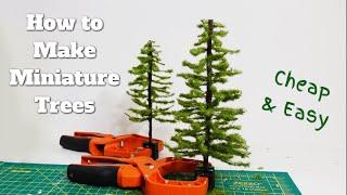 How to Make REALISTIC Miniature Trees (HO Scale)