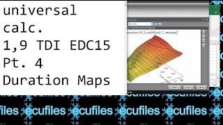 Chiptuning universal calc. 1,9 TDI EDC15 Pt. 4 Duration Maps