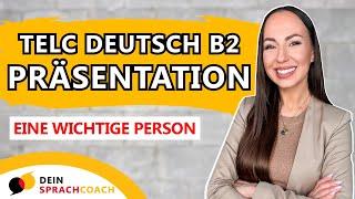 telc Deutsch B2 bestehen ️PRÄSENTATION️ (Mündliche Prüfung Deutsch B2 Teil 1| B2-Prüfung)