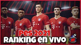 ¡Ranking en vivo PES 2021!