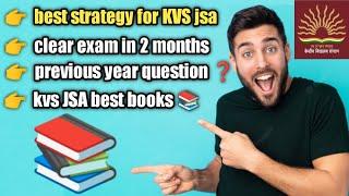 kvs JSA best books  ll kvs JSA strategy ll kvs JSA previous year question ll #kvs  #kvsexam