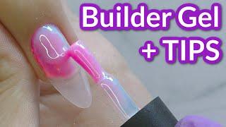 How To Do Builder Gel Nails With Tips *For Beginners* using Modelones