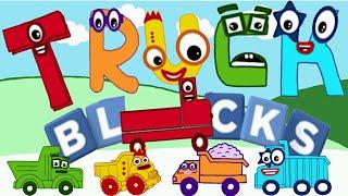 Alphabetblocks Intro Song But Only T for Truck with Spilling / T Blocks Truck Blocks