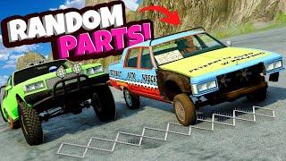 RANDOM PARTS MOD But It's with OLD RUSTY CARS in BeamNG Drive!